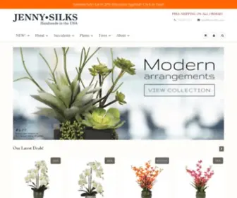 Jennysilks.com(Artificial Flower) Screenshot