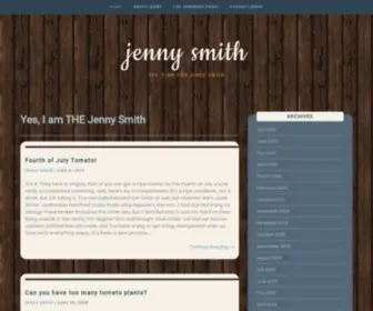 Jennysmith.net(Jenny Smith) Screenshot