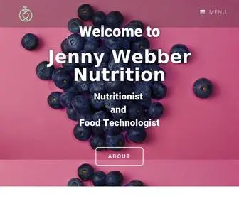 Jennywebbernutrition.com(Jenny Webber Nutrition) Screenshot