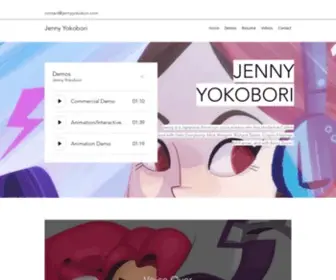 Jennyyokobori.com(Jenny Yokobori) Screenshot