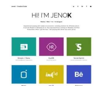 Jenokman.com(Jeno K) Screenshot