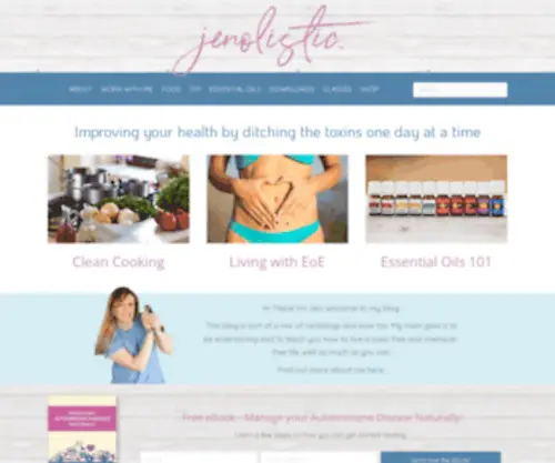 Jenolistic.com(Overcoming autoimmune disease) Screenshot