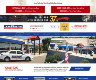 Jenosautoservice.com(Littleton Auto Repair) Screenshot