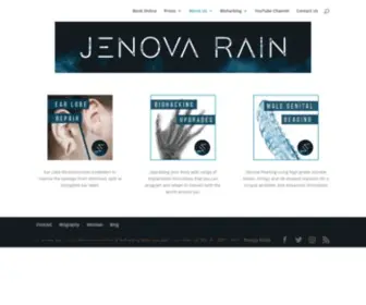 Jenova-Rain.com(Jenova Rain) Screenshot