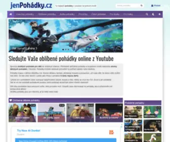 Jenpohadky.cz(Pohádky online zdarma ke shlédnutí) Screenshot