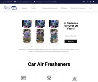 Jenrayproducts.com(Custom car air fresheners & manufacturing) Screenshot