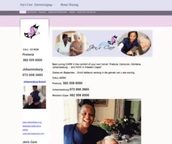 Jenscare.co.za(Elderly Care) Screenshot