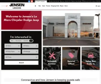 Jensenchryslerdodgejeep.com Screenshot