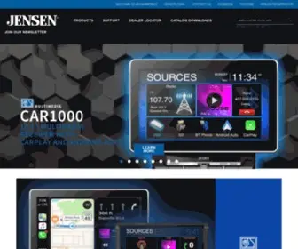 Jensen.com(Jensen Mobile and Consumer Electronics) Screenshot