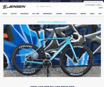 Jensencykler.com(Jensen Cykler) Screenshot