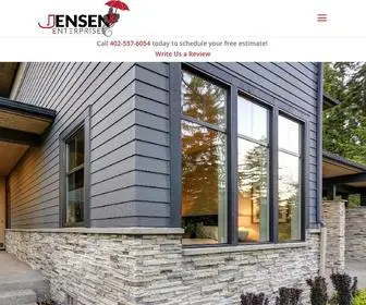 Jensenenterprisesroofing.com(Jensen Enterprises) Screenshot