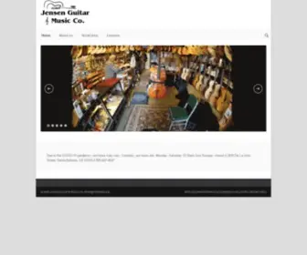 Jensenguitar.com(Jensen Guitar & Music Co) Screenshot