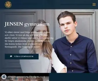 Jensengymnasium.se(JENSEN gymnasium) Screenshot