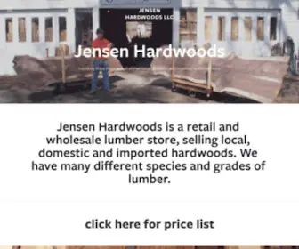 Jensenhardwood.com(Jensen Hardwoods LLC) Screenshot