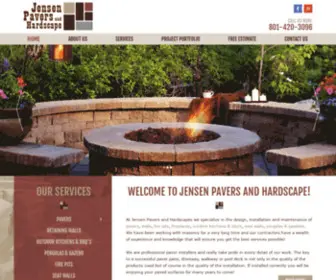 Jensenpavers.com(Jensen Pavers and Hardscape) Screenshot