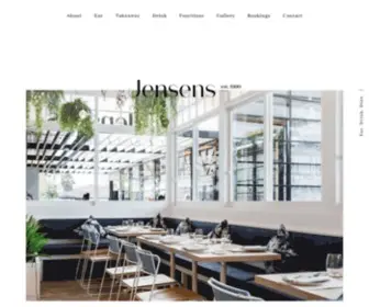Jensensrestaurant.com.au(Jensens) Screenshot