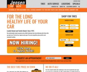 Jensentireandauto.com(Jensen Tire & Auto) Screenshot