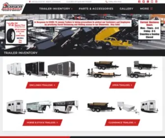 Jensentrailers.com(Jensen Trailers Sales & Service) Screenshot