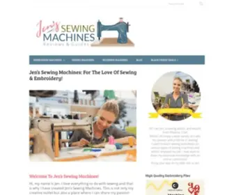 Jensewingmachines.com(Jen's Sewing Machines) Screenshot