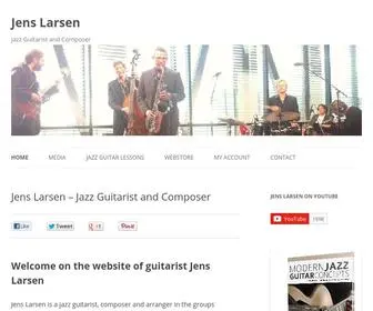 Jenslarsen.nl(Welcome on the website of guitarist Jens Larsen Jens Larsen) Screenshot