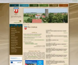Jenstejn.cz(Obec Jenštejn) Screenshot