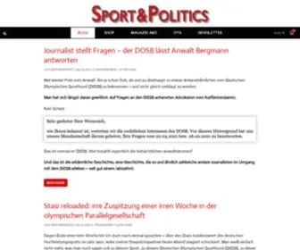 Jensweinreich.de(SPORT & POLITICS) Screenshot