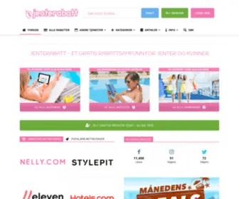 Jenterabatt.com(Kampanjer og tilbud) Screenshot