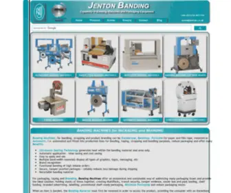 Jentonbandingsystems.co.uk(Banding Machines for Packaging and Branding) Screenshot