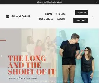 Jenwaldman.com(Jen Waldman) Screenshot