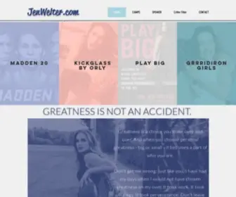 Jenwelter.com(Dr. Jen Welter) Screenshot