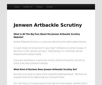 Jenwenartbacklescrutiny.agency(Jenwen Artbackle Scrutiny) Screenshot