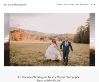 Jenyuson.com(Jen Yuson Photography Asheville Wedding) Screenshot