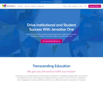 Jenzabar.com(Power Your Digital Campus) Screenshot