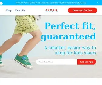 Jenzy.com(Kids shoe size) Screenshot