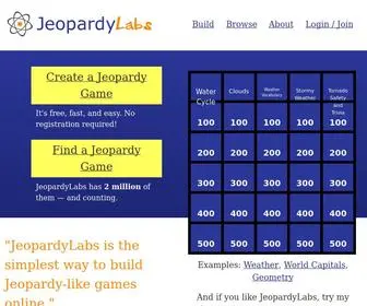 Jeopardylabs.com(Online Jeopardy Template) Screenshot