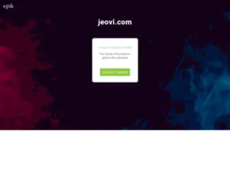 Jeovi.com(Contact with domain owner) Screenshot