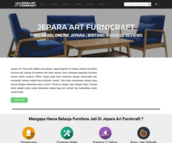Jeparaartfurnicraft.co.id(TOKO MEBEL JEPARA ONLINE) Screenshot