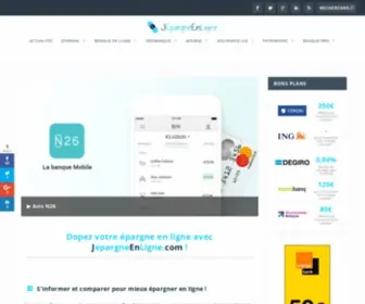 Jepargneenligne.com(Epargne en Ligne : le meilleur de l'épargne sur internet) Screenshot