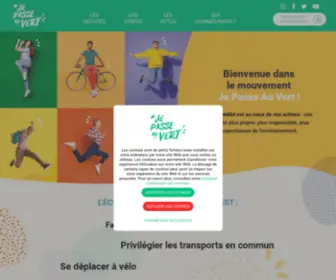 Jepasseauvert.com(Je Passe Au Vert) Screenshot