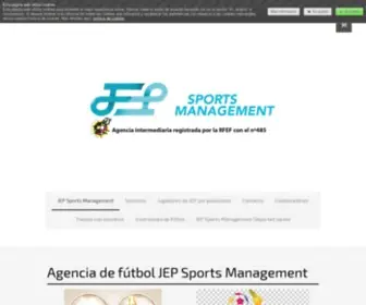 Jepsportsmanagement.com(JEP Sports Management) Screenshot