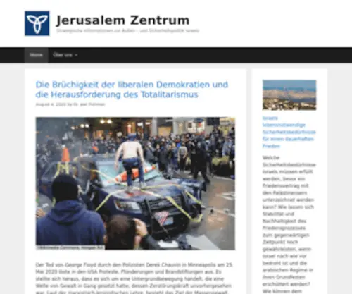 Jer-Zentrum.org(Jerusalem Zentrum) Screenshot