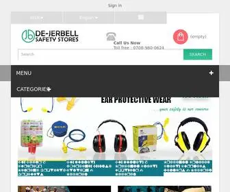 Jerbellsafety.com(De-Jerbell Safety Stores Ltd) Screenshot