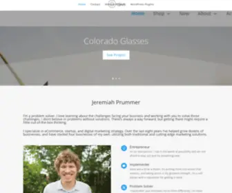 Jeremiahprummer.com(Thoughts, musings and tools from a tech entrepreneur) Screenshot