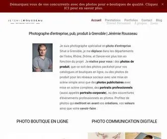 Jeremierousseau.com(Photographe d'entreprises à Grenoble. Je réalise des prestations premium) Screenshot