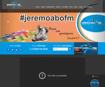 Jeremoabofm.com.br(Jeremoabo FM) Screenshot