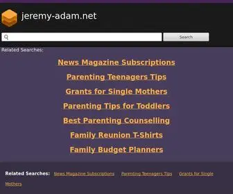 Jeremy-Adam.net(Jeremy Adam) Screenshot