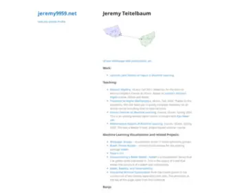 Jeremy9959.net(Jeremy Teitelbaum) Screenshot