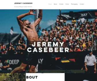 Jeremycasebeer.com(Jeremy Casebeer Beach Volleyball) Screenshot