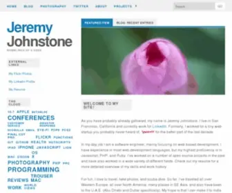 Jeremyjohnstone.com(Homepage of Jeremy Johnstone) Screenshot