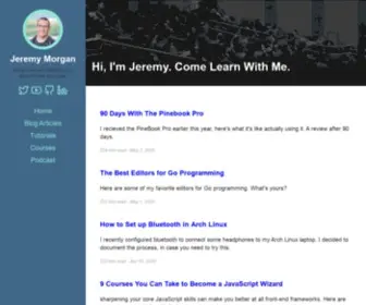 Jeremymorgan.com(Jeremy's Programming Blog) Screenshot